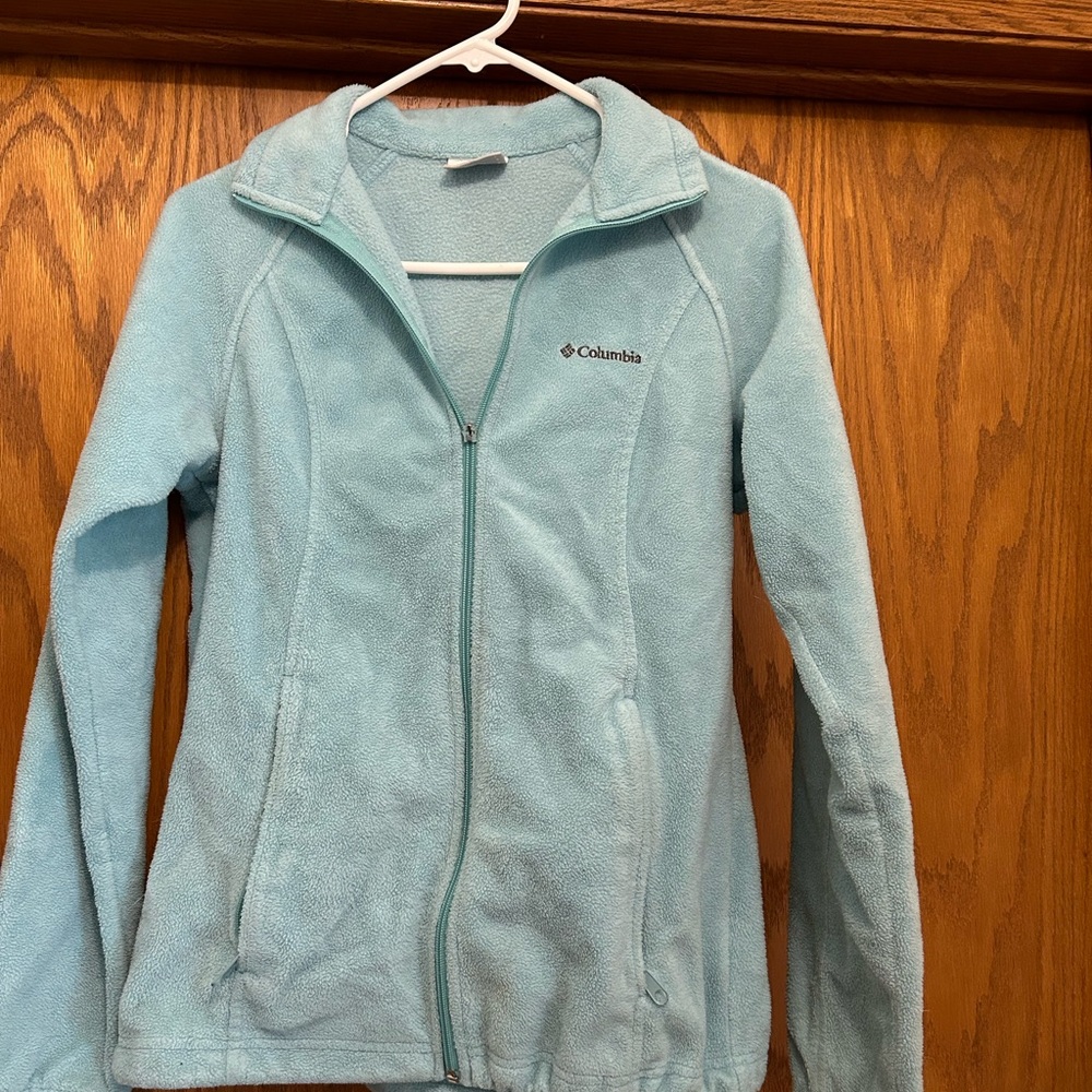Columbia Youth Light Blue Fleece Jacket